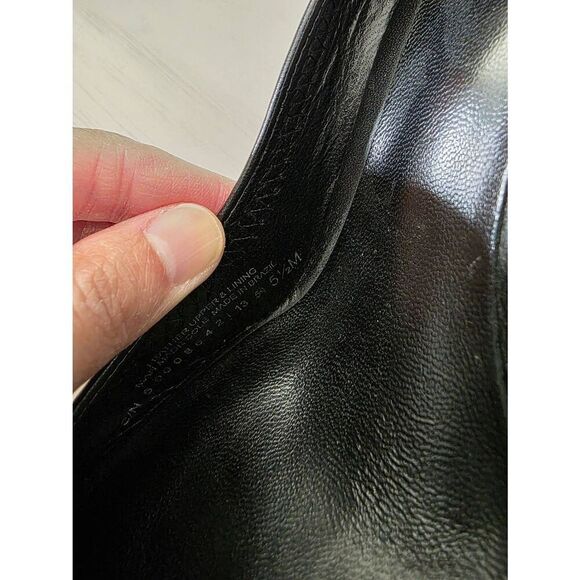 Tory Burch Black Lether Sally Pumps W5.5 (3.5" heel) - Picture 8 of 9
